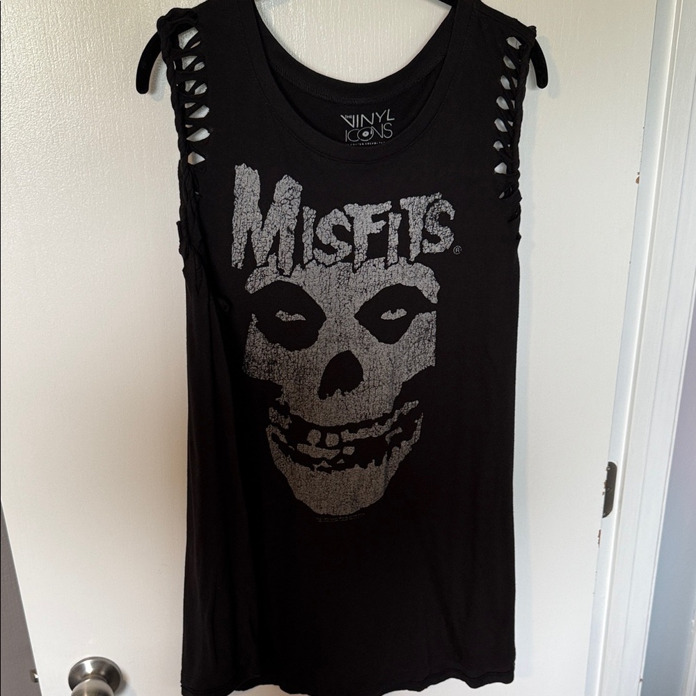 Torrid Black Misfits Graphic Tank Top